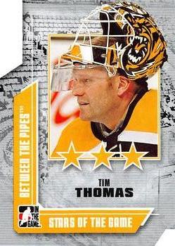 2008-09 In The Game Between The Pipes #69 Tim Thomas Front