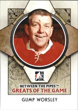 2008-09 In The Game Between The Pipes #75 Gump Worsley Front
