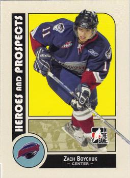 2008-09 In The Game Heroes and Prospects #83 Zach Boychuk Front