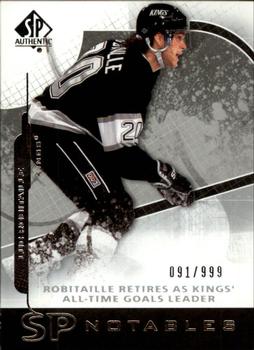 2008-09 SP Authentic #125 Luc Robitaille Front