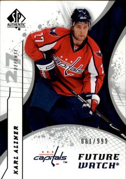 2008-09 SP Authentic #163 Karl Alzner Front