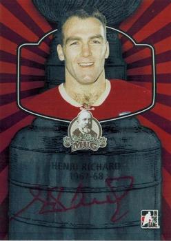 2013-14 In The Game Lord Stanley's Mug - Autographs #A-HR8 Henri Richard Front