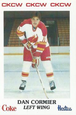 1984-85 Moncton Golden Flames (AHL) Police #18 Dan Cormier Front