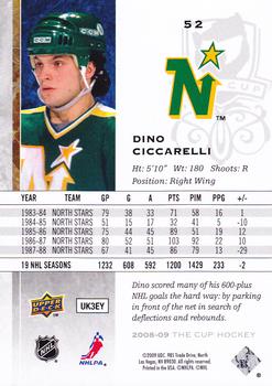 2008-09 Upper Deck The Cup #52 Dino Ciccarelli Back