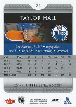 2014-15 Ultra #73 Taylor Hall Back