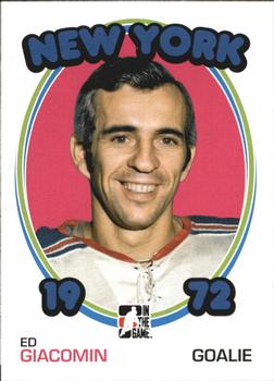 2009-10 In The Game 1972 The Year In Hockey #37 Ed Giacomin Front