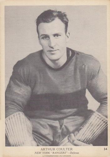 1939-40 O-Pee-Chee (V301-1) #34 Arthur Coulter Front