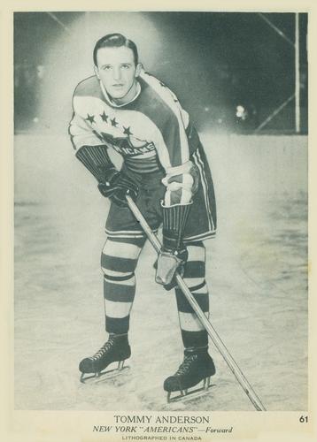 1939-40 O-Pee-Chee (V301-1) #61 Tommy Anderson Front