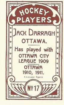 1991 Reprint 1911 C-55 #17 Jack Darragh Back