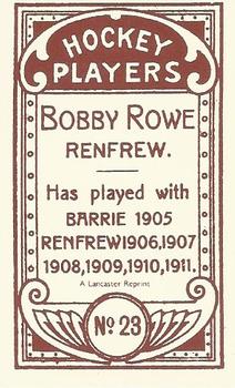 1991 Reprint 1911 C-55 #23 Bobby Rowe Back