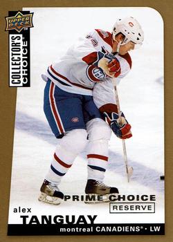 2008-09 Collector's Choice - Prime Choice Reserve #4 Alex Tanguay Front