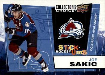 2008-09 Collector's Choice - Stick-Ums #UMS11 Joe Sakic Front