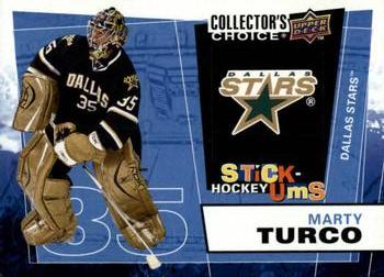 2008-09 Collector's Choice - Stick-Ums #UMS18 Marty Turco Front
