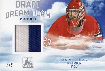 2014 In The Game Draft Prospects - Draft Dream Team Patches Silver #DT-18 Patrick Roy Front