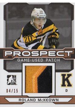 2014 In The Game Draft Prospects - Patches Bronze #PGU-26 Roland McKeown Front