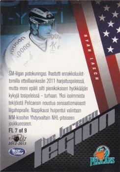 2012-13 Cardset Finland - The Foreign Legion #FL 7 Ryan Lasch Back