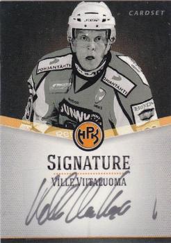 2012-13 Cardset Finland - Signature #NNO Ville Viitaluoma Front