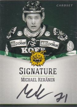 2012-13 Cardset Finland - Signature #NNO Michael Keränen Front