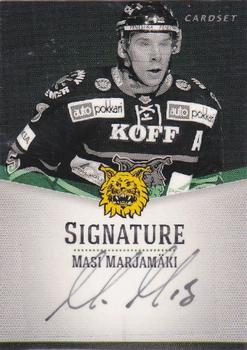 2012-13 Cardset Finland - Signature #NNO Masi Marjamäki Front