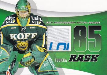 2010-11 Cardset Finland - 12th Anniversary Patch Series 1 Exchange #NNO Tuukka Rask Front