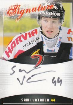 2010-11 Cardset Finland - Signature #NNO Sami Vatanen Front