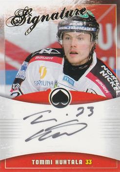2010-11 Cardset Finland - Signature #NNO Tommi Huhtala Front