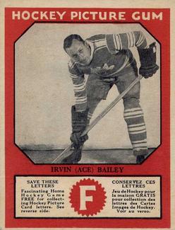 1933-34 Canadian Gum (V252) #NNO Irvin (Ace) Bailey Front