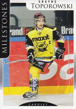 2009-10 Cardset Finland - Milestones #MS9 Shayne Toporowski Front