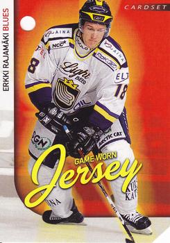 2009-10 Cardset Finland - Game Worn Jersey Redemptions #NNO Erkki Rajamäki Front
