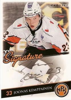 2009-10 Cardset Finland - Signature #NNO Joonas Kemppainen Front