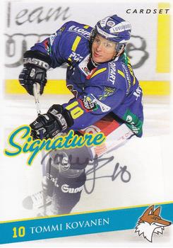 2009-10 Cardset Finland - Signature #NNO Tommi Kovanen Front