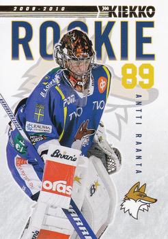2009-10 Cardset Finland - Rookie #ROOKIE 8 Antti Raanta Front