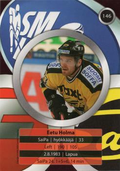2008-09 Cardset Finland #146 Eetu Holma Back
