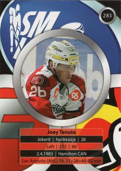 2008-09 Cardset Finland #283 Joey Tenute Back