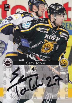 2008-09 Cardset Finland - Signature Sensations #ST Sami Torkki Front