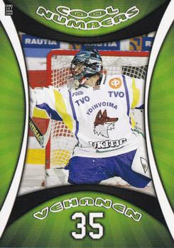 2008-09 Cardset Finland - Cool Numbers Green #CN08 Petri Vehanen Front