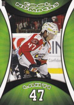 2008-09 Cardset Finland - Cool Numbers Green #CN11 Janne Lahti Front