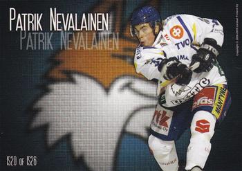 2008-09 Cardset Finland - International Stars #IS20 Patrik Nevalainen Back