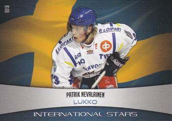 2008-09 Cardset Finland - International Stars #IS20 Patrik Nevalainen Front