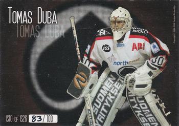 2008-09 Cardset Finland - International Stars Red #IS10 Tomas Duba Back