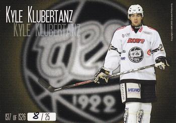 2008-09 Cardset Finland - International Stars Yellow #IS17 Kyle Klubertanz Back