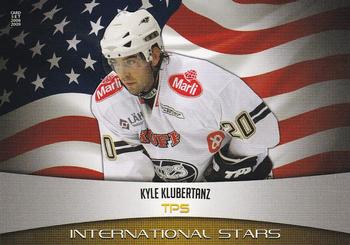 2008-09 Cardset Finland - International Stars Yellow #IS17 Kyle Klubertanz Front