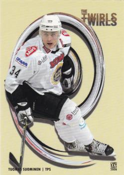2007-08 Cardset Finland - Twirls - Yellow #9 Tuomas Suominen Front