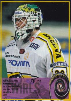 2007-08 Cardset Finland - Twirls - Purple #8 Tuomas Tarkki Back