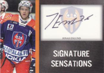 2007-08 Cardset Finland - Signature Sensations #JE Jonas Enlund Front