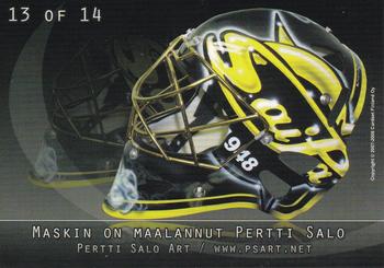 2007-08 Cardset Finland - Mad Masks #13 Joni Puurula Back