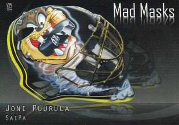 2007-08 Cardset Finland - Mad Masks #13 Joni Puurula Front