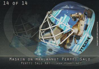 2007-08 Cardset Finland - Mad Masks #14 Juha Kuokkanen Back
