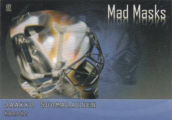 2007-08 Cardset Finland - Mad Masks - Blue #09 Jaakko Suomalainen Front