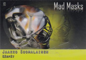 2007-08 Cardset Finland - Mad Masks - Yellow #09 Jaakko Suomalainen Front